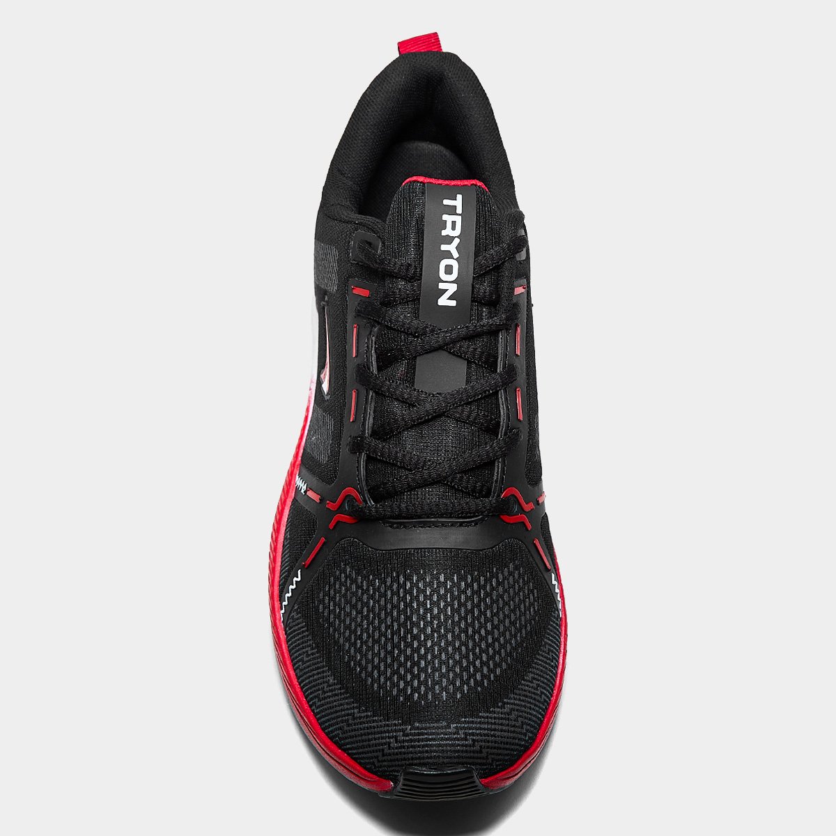 Miniatura Tênis Tryon Blumen Masculino Preto+Vermelho - 34