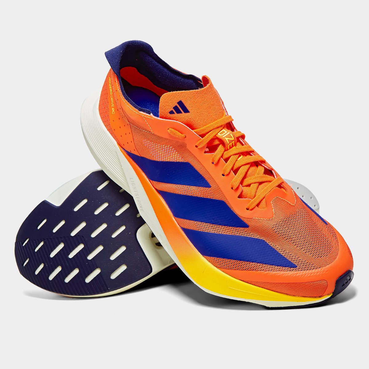 Miniatura Tênis Adidas Adizero Drive Rc Masculino Laranja+Azul - 38
