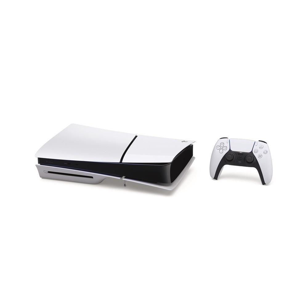 Miniatura Playstation 5 Sony Slim, Ssd 1tb, Controle Sem Fio Dualsense, Com Mídia Física, Branco + Jogos Returnal E Ratchet & Clank