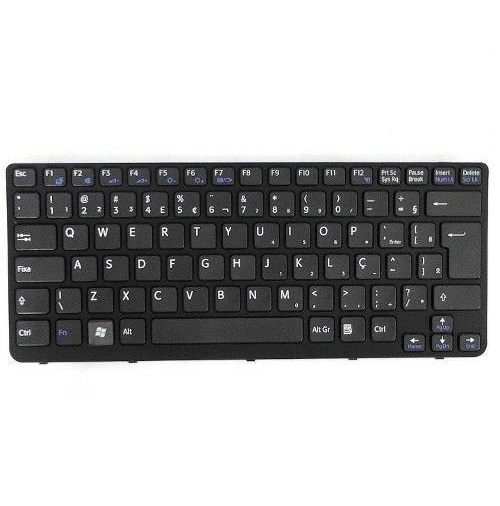 Miniatura Teclado Sony Vaio Sve14 Sve141 Sve14a Séries Com Moldura Ç