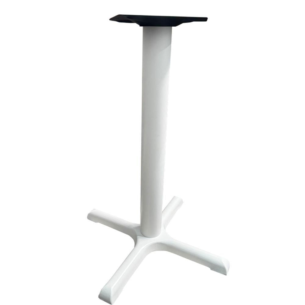 Miniatura Base De Mesa ômega Em Ferro Branco Pintura Eletrostática 71,50 Cm (altura)