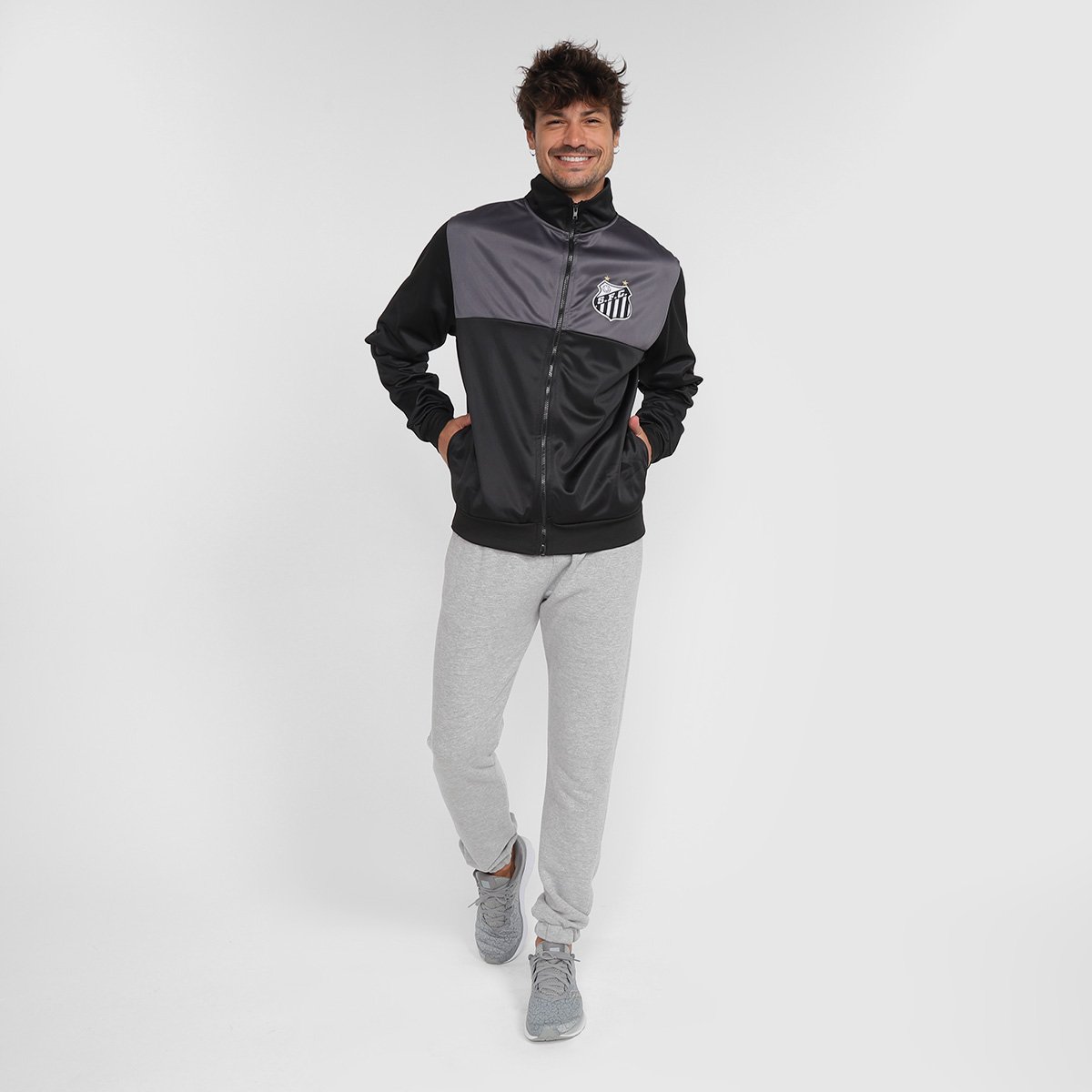 Miniatura Jaqueta Santos Braziline Masculina Preto - G