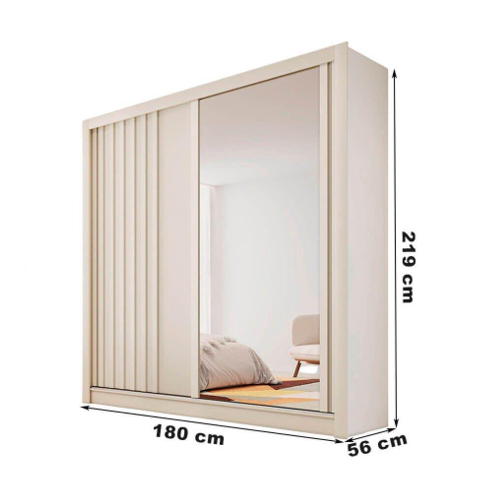 Miniatura Guarda Roupa Ripado 2 Portas 4 Gavetas Barcelona-made Marcs