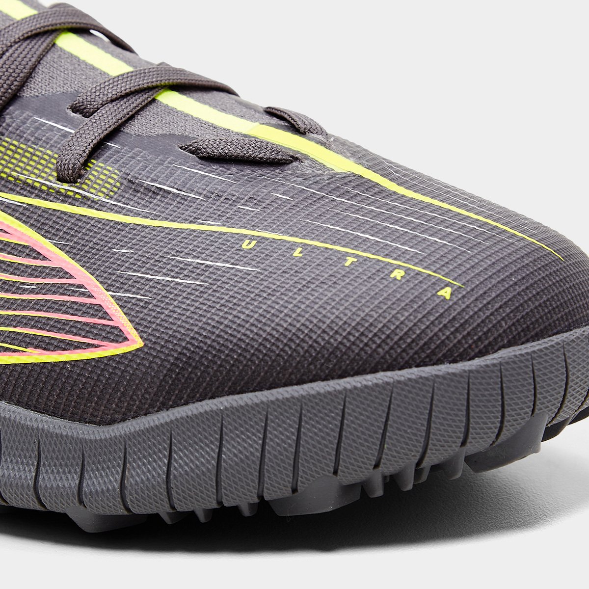 Chuteira Society Puma Ultra 5 Match Unissex Preto+Amarelo - 37