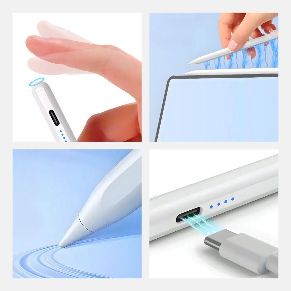 Caneta Digital Universal Touchscreen Ponta Fina - Branca
