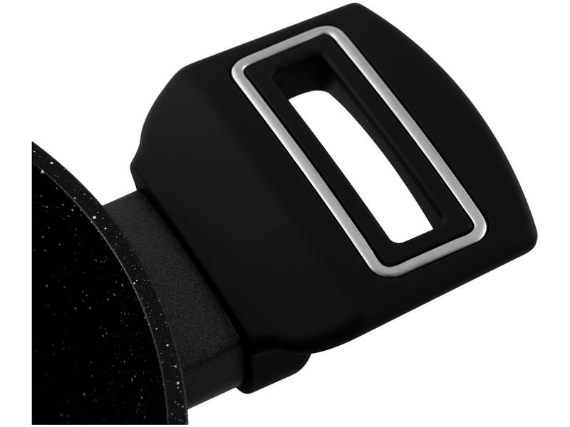 Jogo de Panelas Brinox Revestimento Cerâmico Preto 5 Peças Carbon Ceramic Life