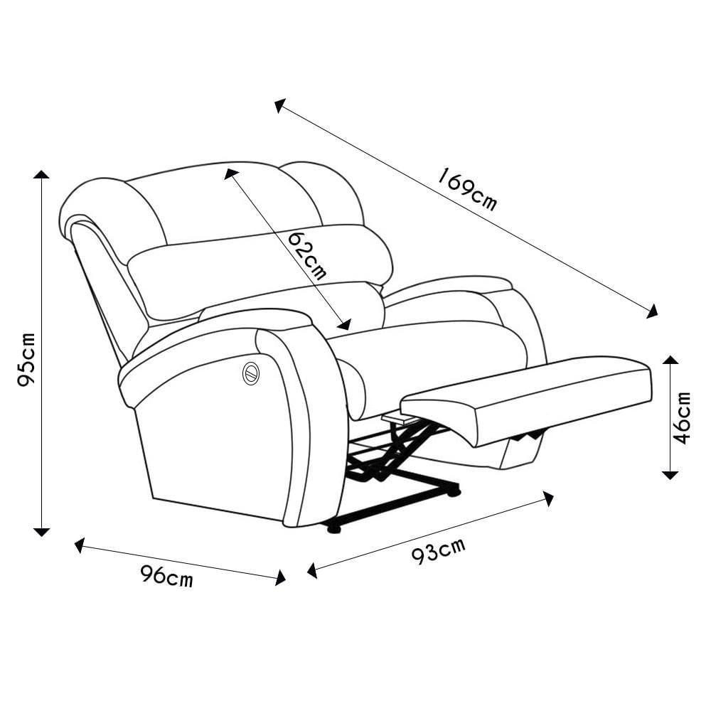 Miniatura Poltrona Do Papai Reclinável Kalie Power Elétrica Massagem Fh9 Veludo Terracota - Mpozenato