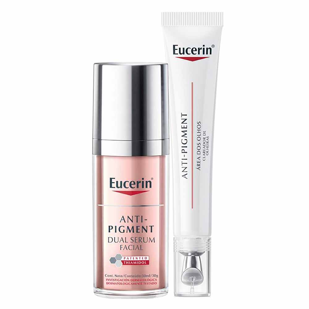 Miniatura Eucerin Anti-Pigment Kit - Sérum Facial + Clareador de Olheiras para Todos os Tipos de Pele Kit
