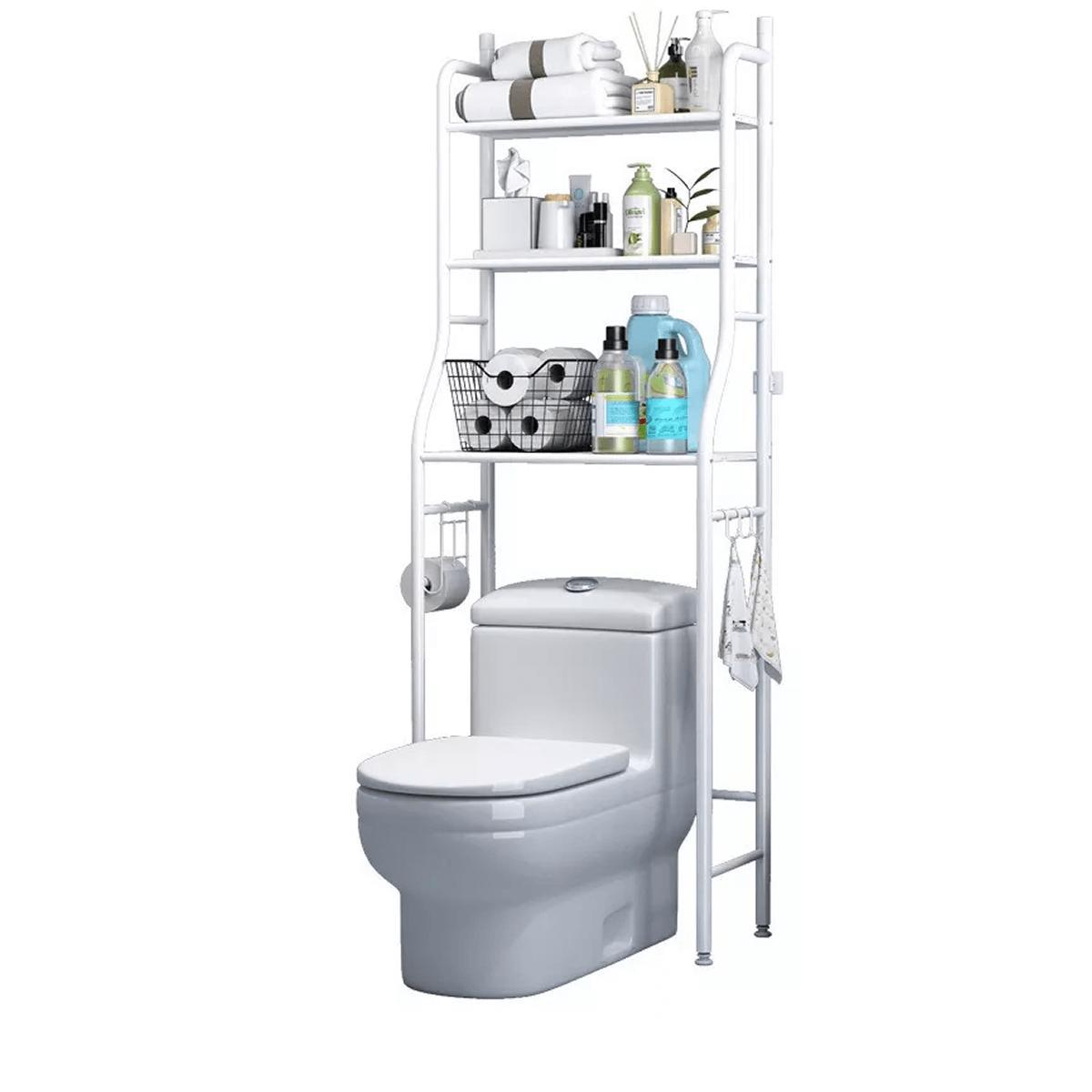 Miniatura Rack Estante Banheiro Prateleira Organizador Metal Toalete