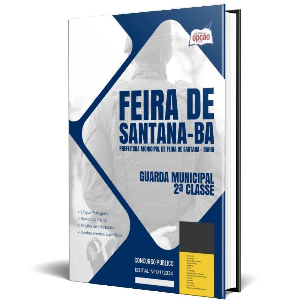 Miniatura Apostila Prefeitura Feira Santana Ba 2024 Guarda Municipal 2