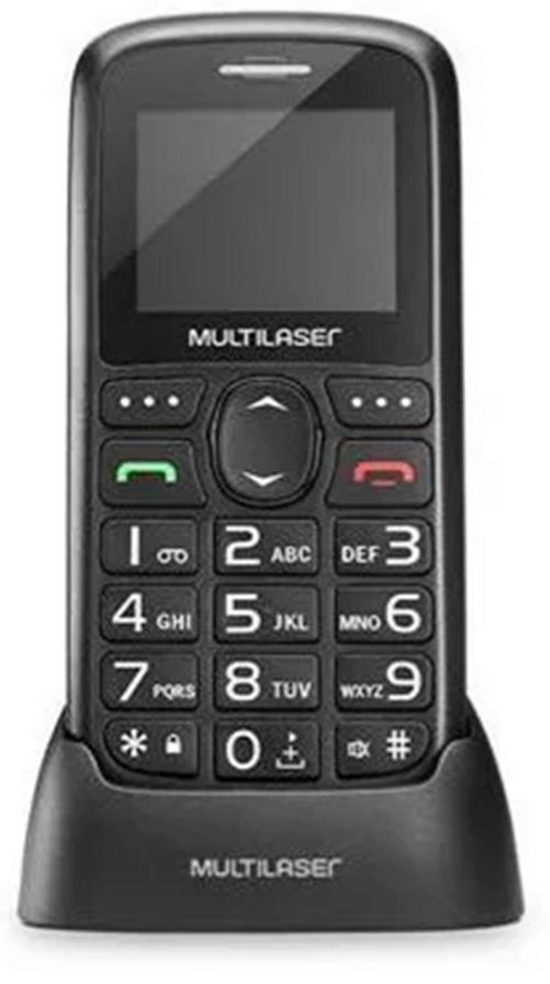 Miniatura Celular Vita 3G + Base Botão Sos Fácil Idoso P9091