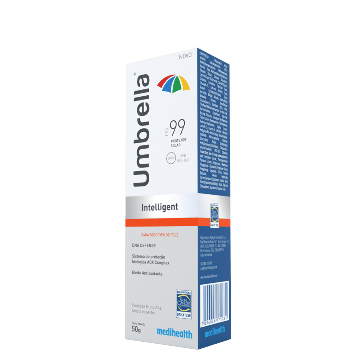 Miniatura Umbrella Intelligent FPS 99 - Protetor Solar Facial 50g