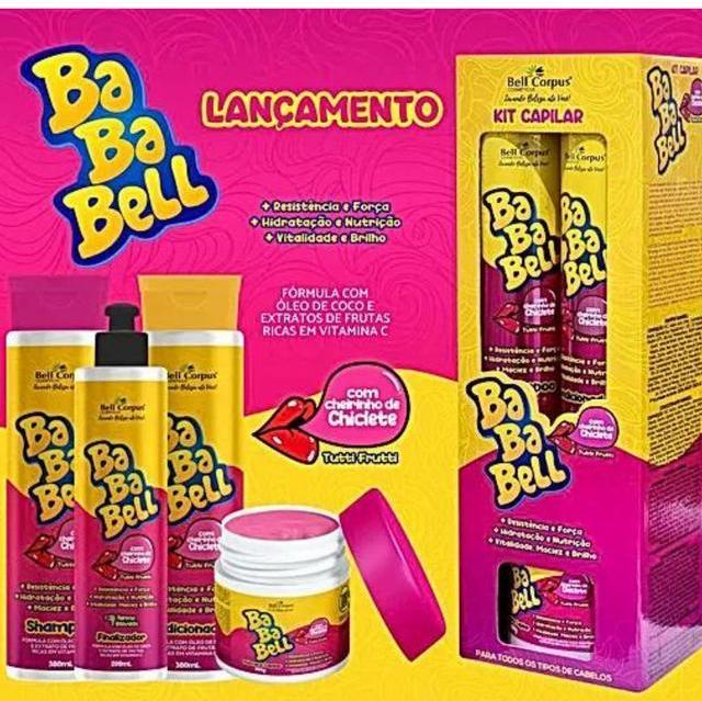 Miniatura Kit Bababell - Shampoo, Condicionador, Máscara, Finalizador