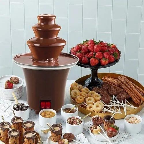 Fonte Cascata De Chocolate Fondue Chocofest Maquina Elétrica