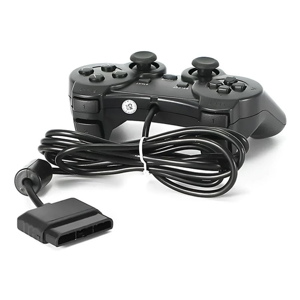 Miniatura Controle Ps2 Com Fio Manete Dualshock Playstation 2 E 1 Analógico Preciso Alta Sensibilidade