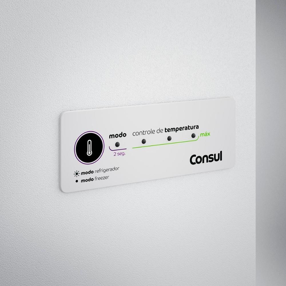 Miniatura Freezer Horizontal Consul 2 Portas 414 Litros Branco Chb42fbbna - 220v