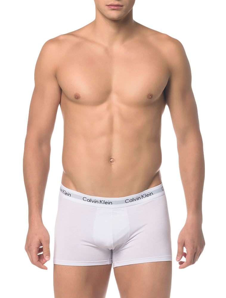 Miniatura Kit 3 Underwear Low Rise Trunk Classic Cintura Baixa Com Elastano Cueca Calvin Klein - Multi Kit 3 Underwear Low Rise Trunk Classic Cintura Baixa Com Elastano Cueca Calvin Klein Multi l