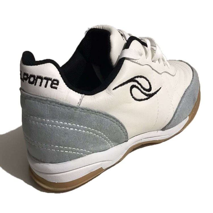 Miniatura Tenis Indoor Dalponte Pro Couro - BCO/CINZA 43