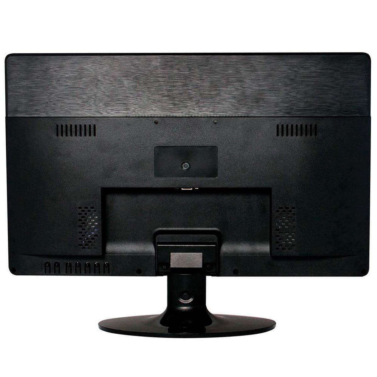 Miniatura Monitor Pctop 19 Led Slim Preto/Vga/Hdmi/Vesa - Mlp190Hdmi