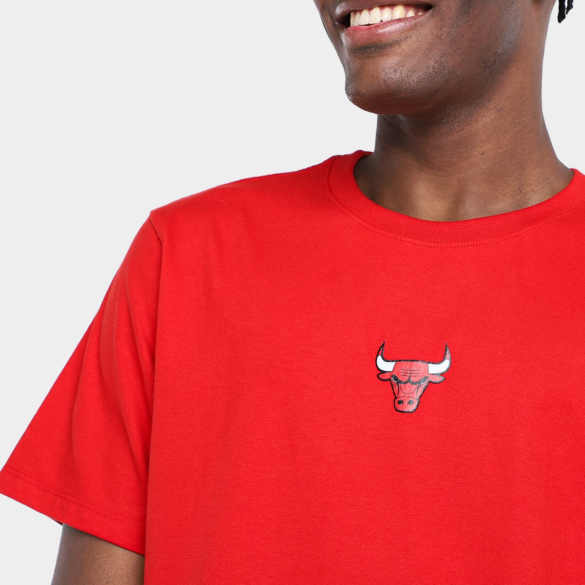 Miniatura Camiseta NBA Chicago Bulls Just One Masculina Vermelho - G