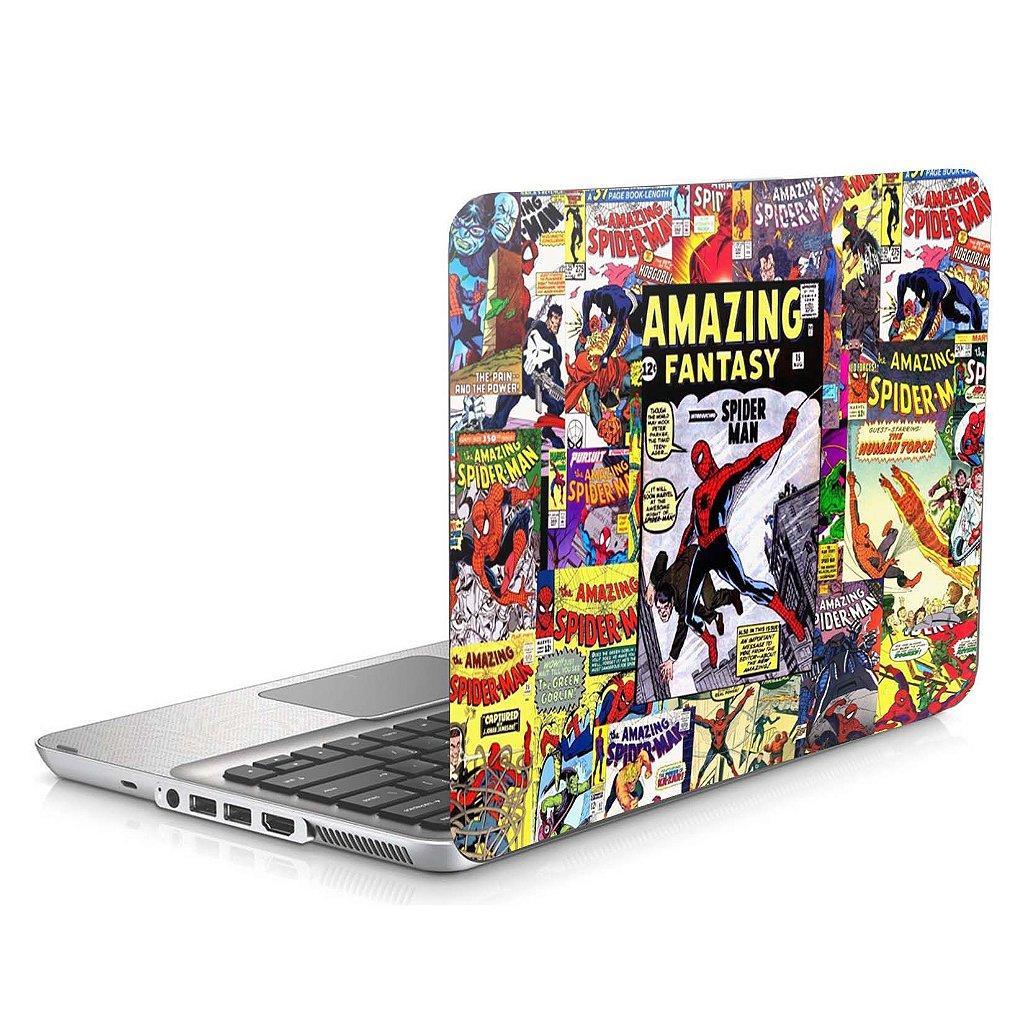 Miniatura Skin Adesivo Para Notebook 15,6 Homem Aranha Spider Man B1