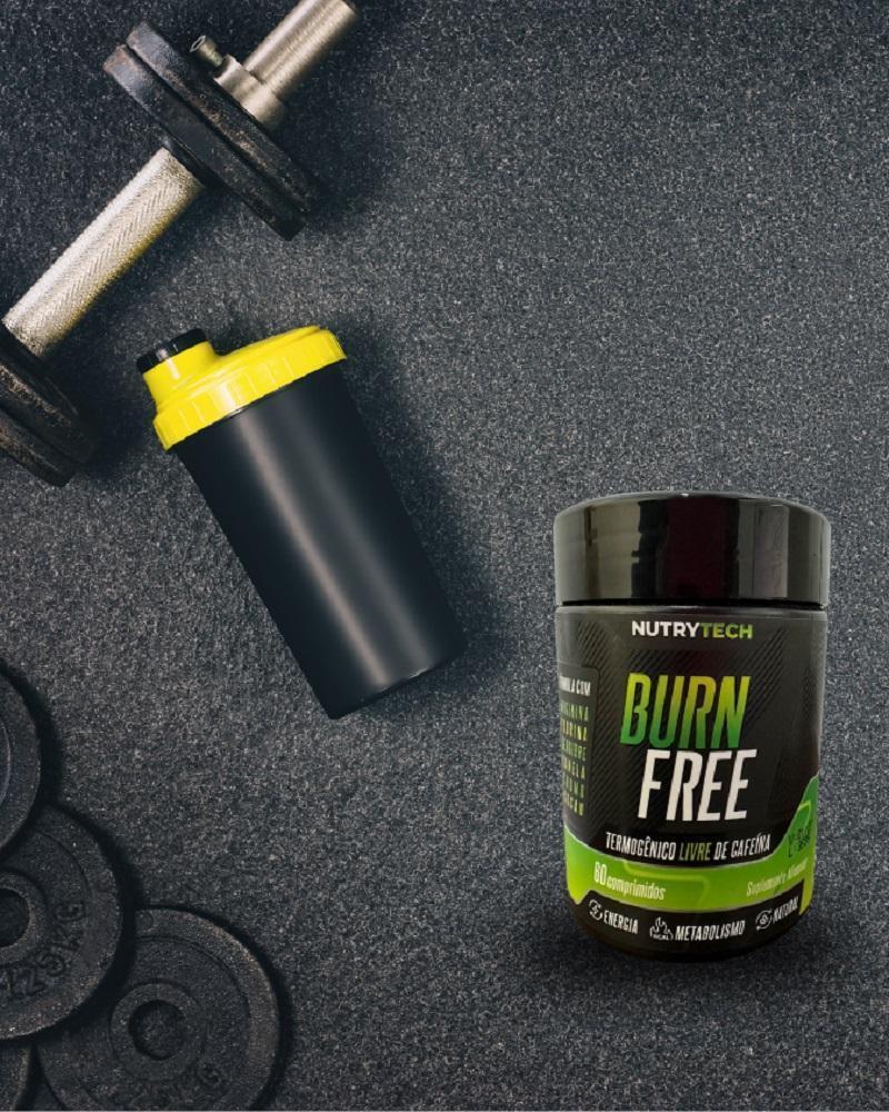 Miniatura Burn Free Termogênico Sem Cafeína Com Canela 60 Comprimidos