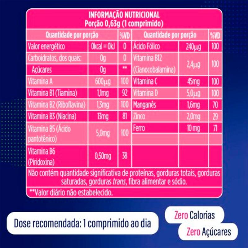 Miniatura Vitamina Neo Química Centrotabs Mulher 60 Comprimidos