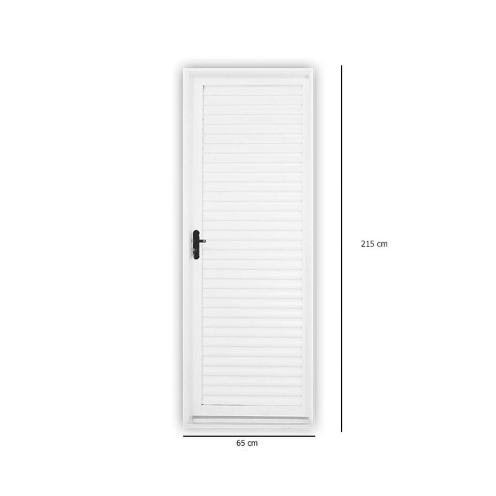 Miniatura Porta de Giro Laminada Esquerda MGM Branco