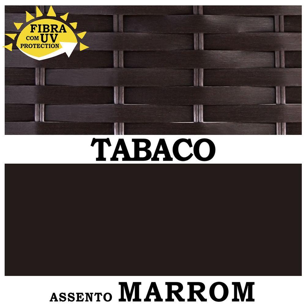 Miniatura Kit De Poltronas E Mesa Marrom Tabaco Classe A