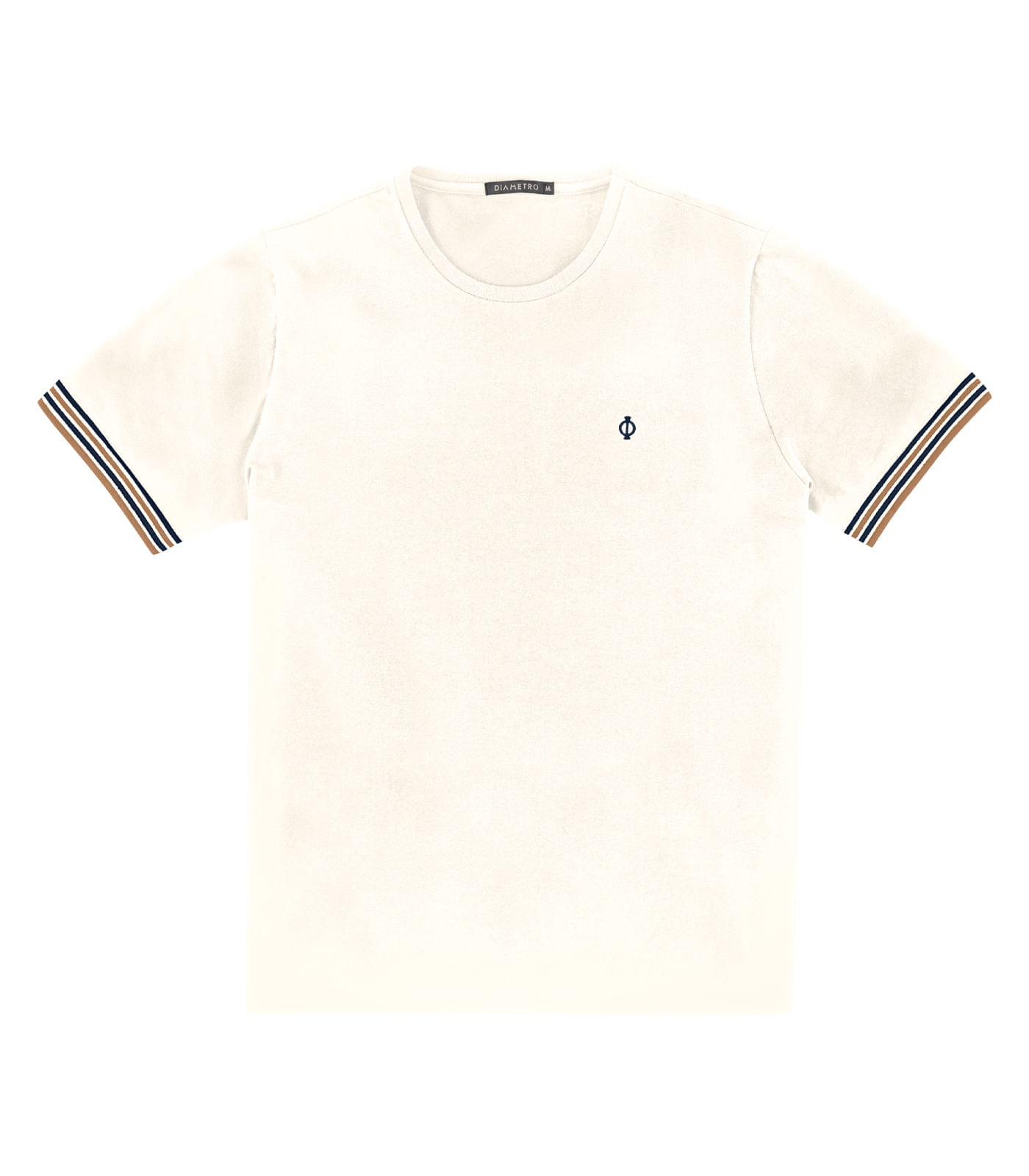 Miniatura Camiseta Básica Masculina Diametro Bege G