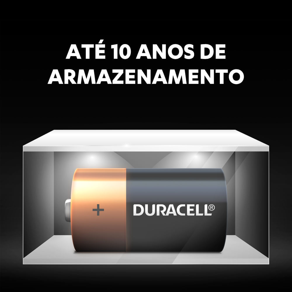 Miniatura Pilha Duracell C Alcalina com 2 Unidades
