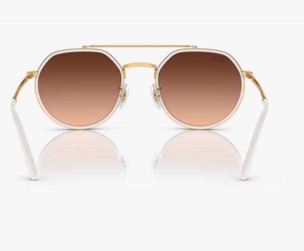Miniatura Óculos de Sol Ray-Ban Round Metal Dourado 48mm