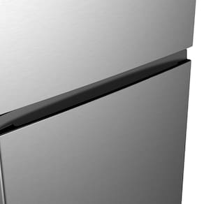 Refrigerador Duplex 379L Hisense RT3N375 Frost Free Inverter Portas Planas Prateleiras de Vidro Inox 110V