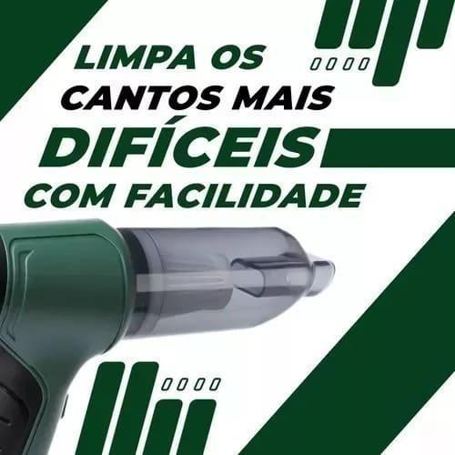 Miniatura Aspirador Soprador Portátil Potente 3 Em 1 Linha Premium