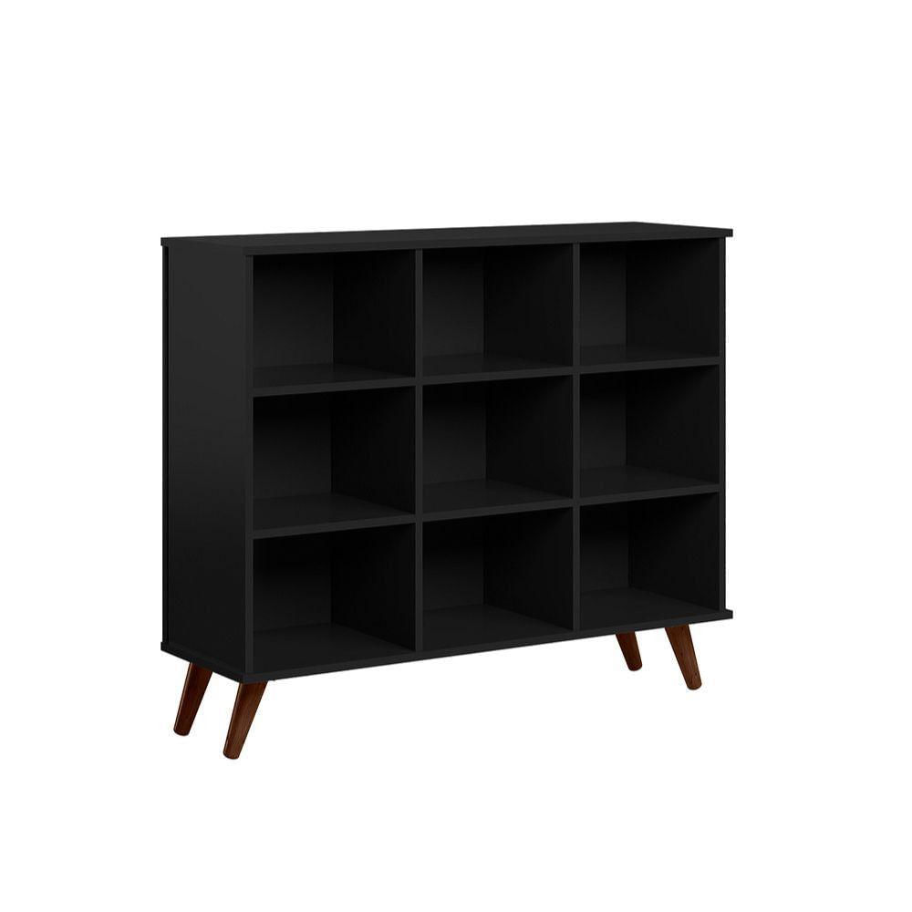 Miniatura Armario Organizador Qmovi 9 Nichos Preto/retro