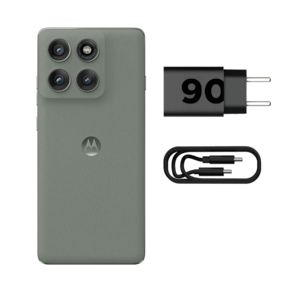 Smartphone Motorola Edge 60 Pro 5G Cinza 512GB, 12GB RAM + 12GB Ram Boost, Tela 6.7" 120Hz, Câmera Sony LYTIA 700C 50MP e Dimensity 8350 Extreme