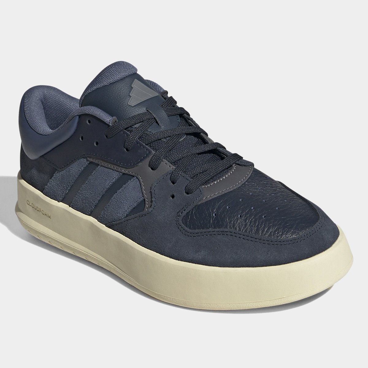 Miniatura Tênis Adidas Court 24 Masculino Marinho+Bege - 37