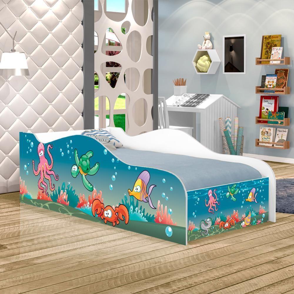 Miniatura Mini Cama Fun Aquário Infantil Com Colchão