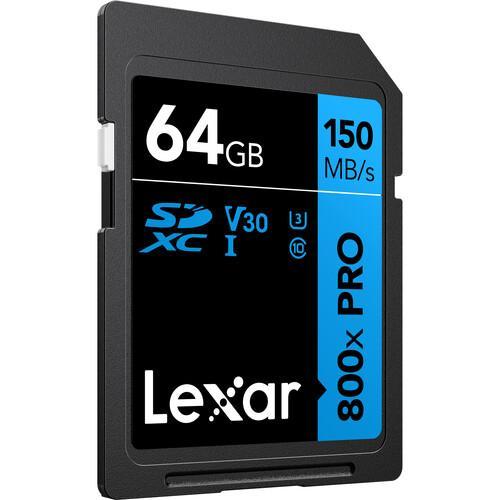 Miniatura Cartão Memória Lexar Sd Xc 64Gb 150Mb/S Uhs-I V30 Pro