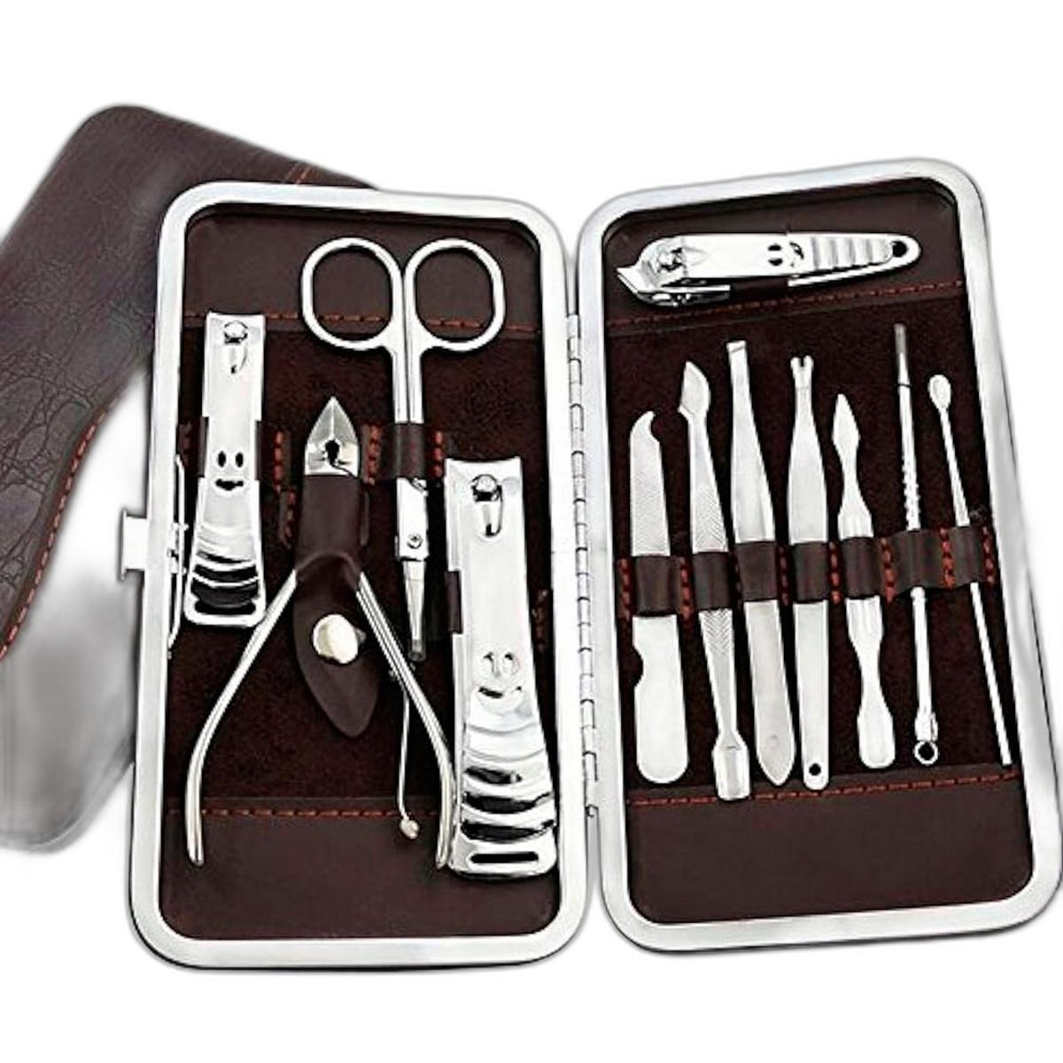 Miniatura Conjunto De Unhas Profissional Completo Alicate E Tesoura