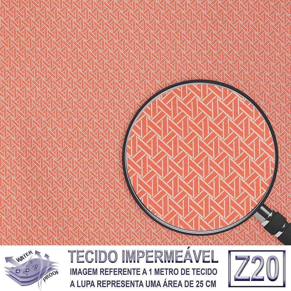 Conjunto Com 2 Banquetas Em Alumínio, Fibra Sintética E Impermeável Tc Capuccino Z20