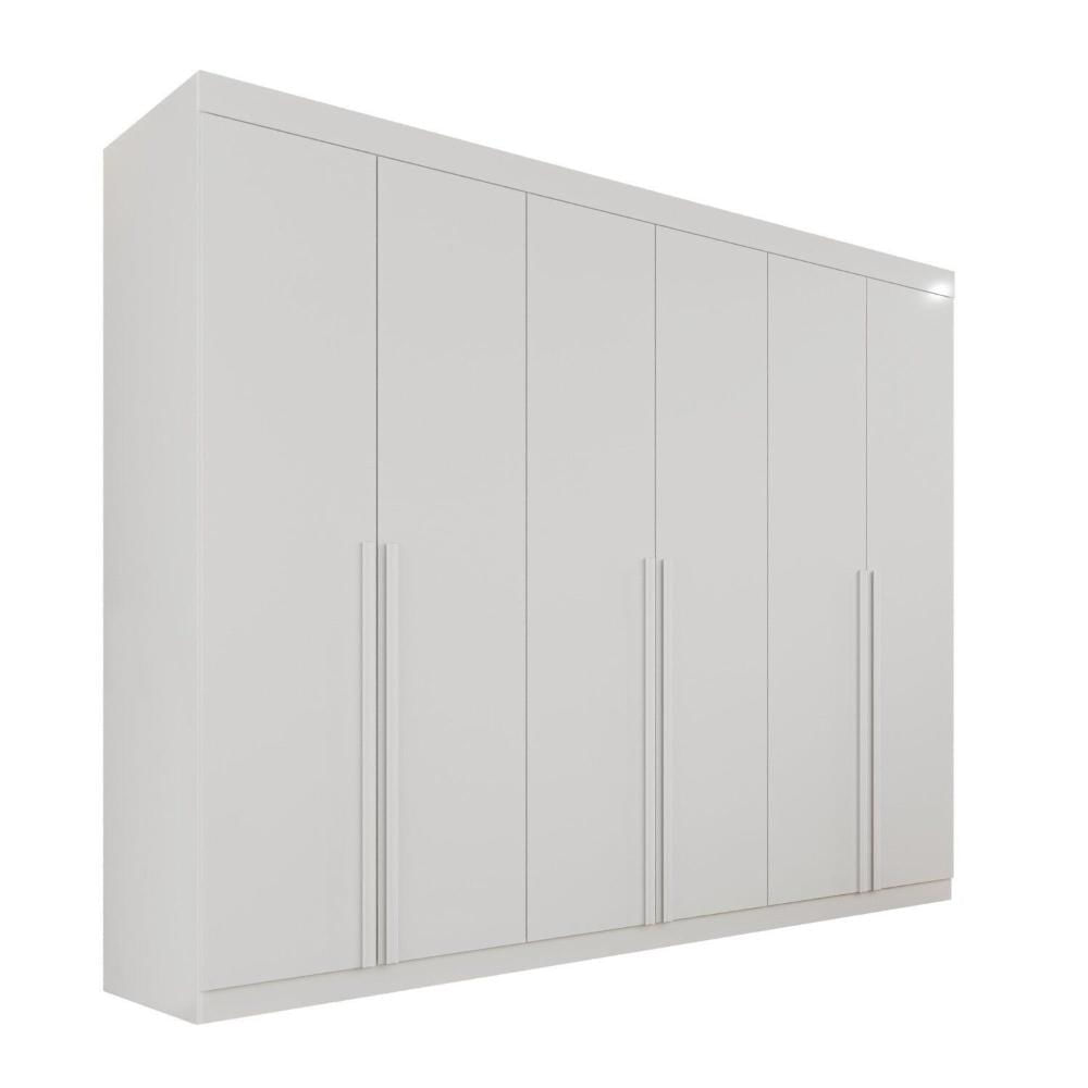 Miniatura Guarda-roupa Casal 100% Mdf Florianopolis Branco Neve