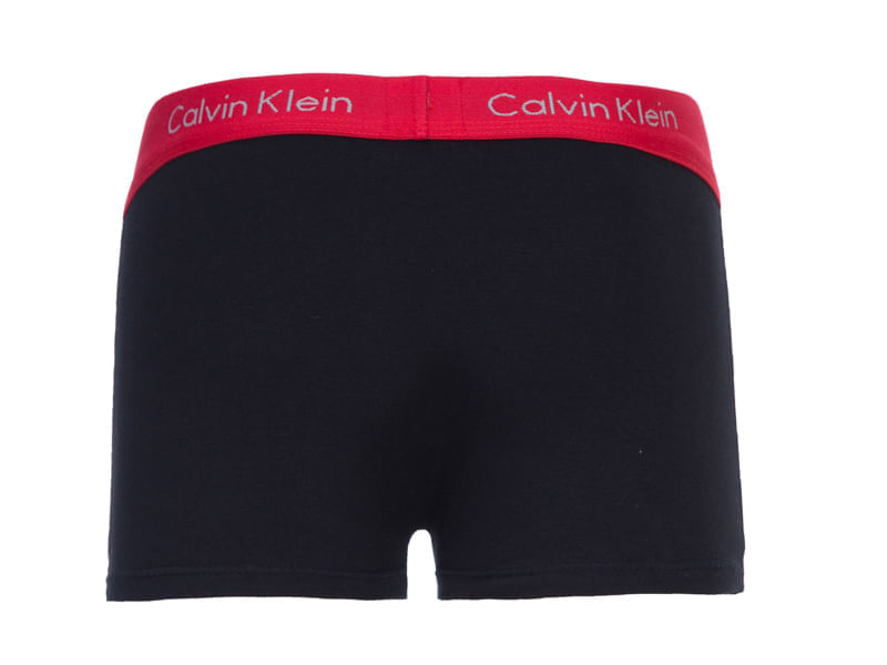 Kit 2 Underwear Trunk Classic Costura Frontal Elástico Preto Cueca Infantil Calvin Klein - Preto Kit 2 Underwear Trunk Classic Costura Frontal Elástico Preto Cueca Infantil Calvin Klein Preto 10/12