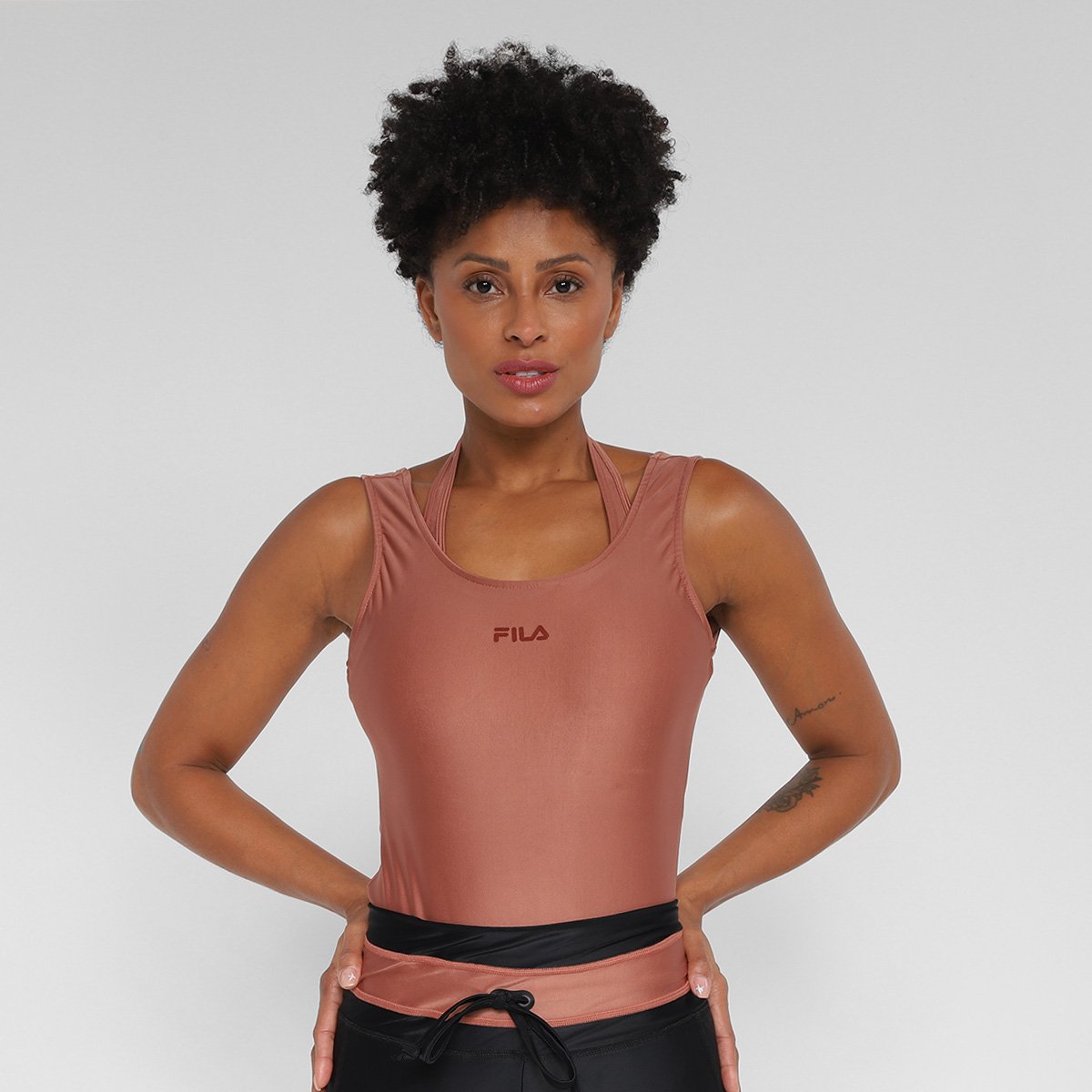 Miniatura Body Fila Life Mindfull Feminino Cobre - G