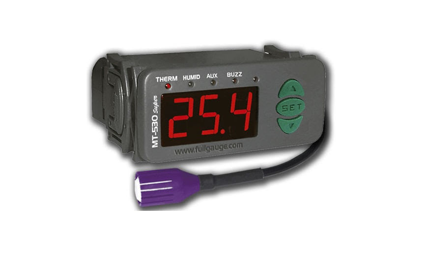 Miniatura Controlador De Temperatura E Umidade Full Gauge Mt 532