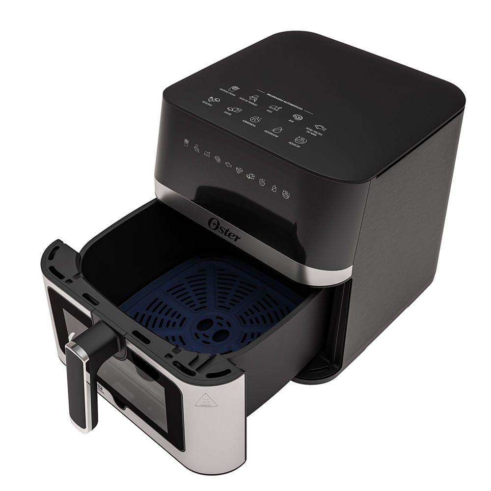 Fritadeira Oster Inox Diamondtech 7,5L Com Visor Transparente 110V