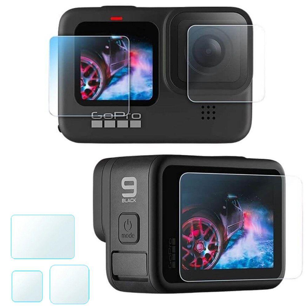 Miniatura Película De Vidro Lente E Lcd Frontal/traseiro Gopro 9/10/11/12