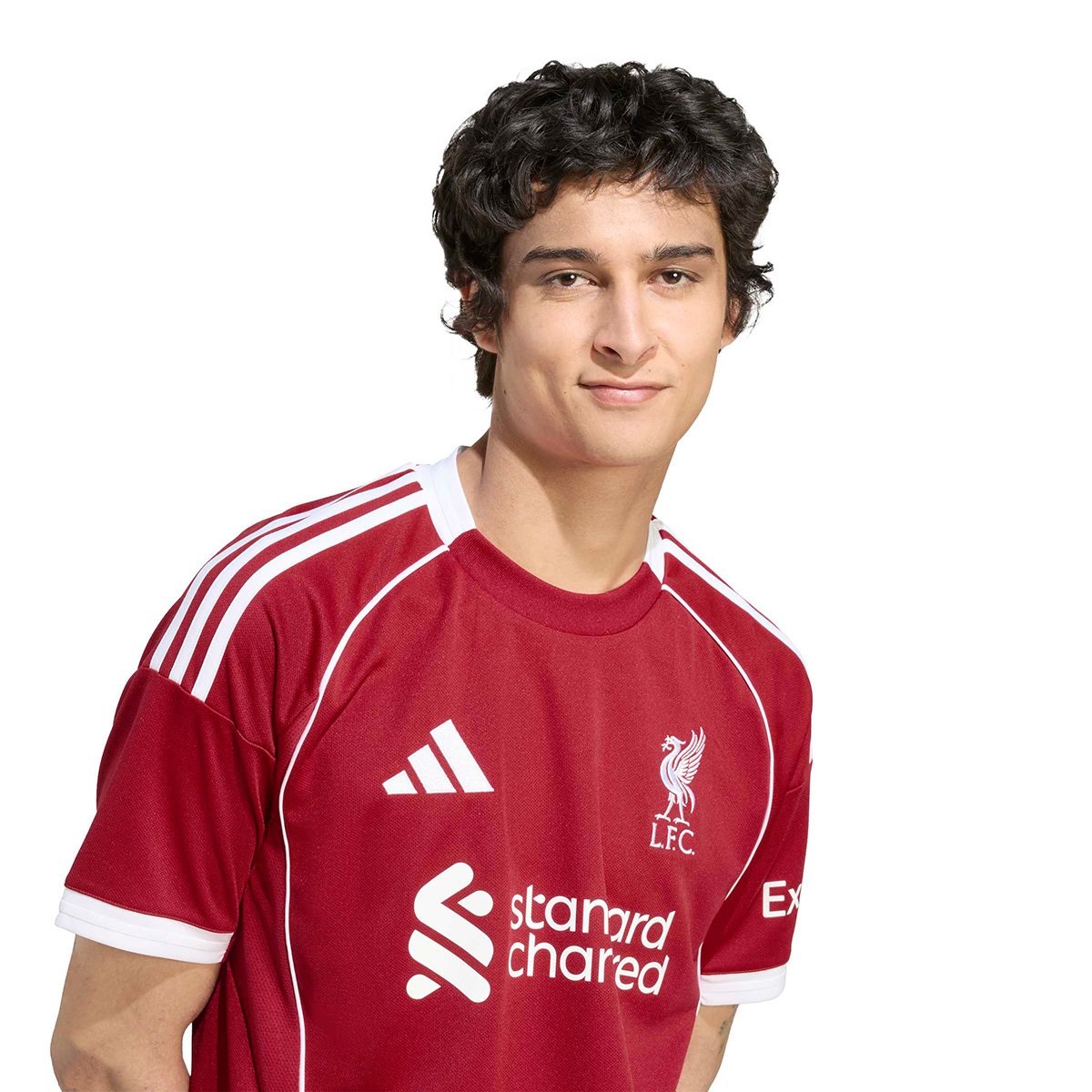 Miniatura Camisa Liverpool Home 25/26 s/n Torcedor Adidas Masculina Vermelho - EGG