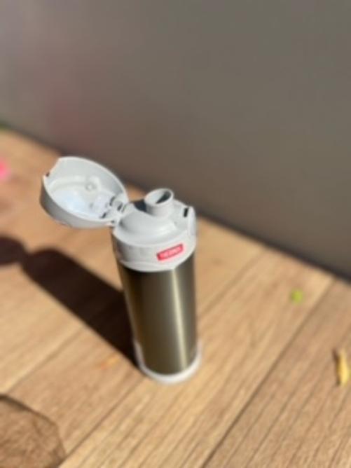 Miniatura Garrafa Térmica Thermos Eldorado Cinza 470Ml