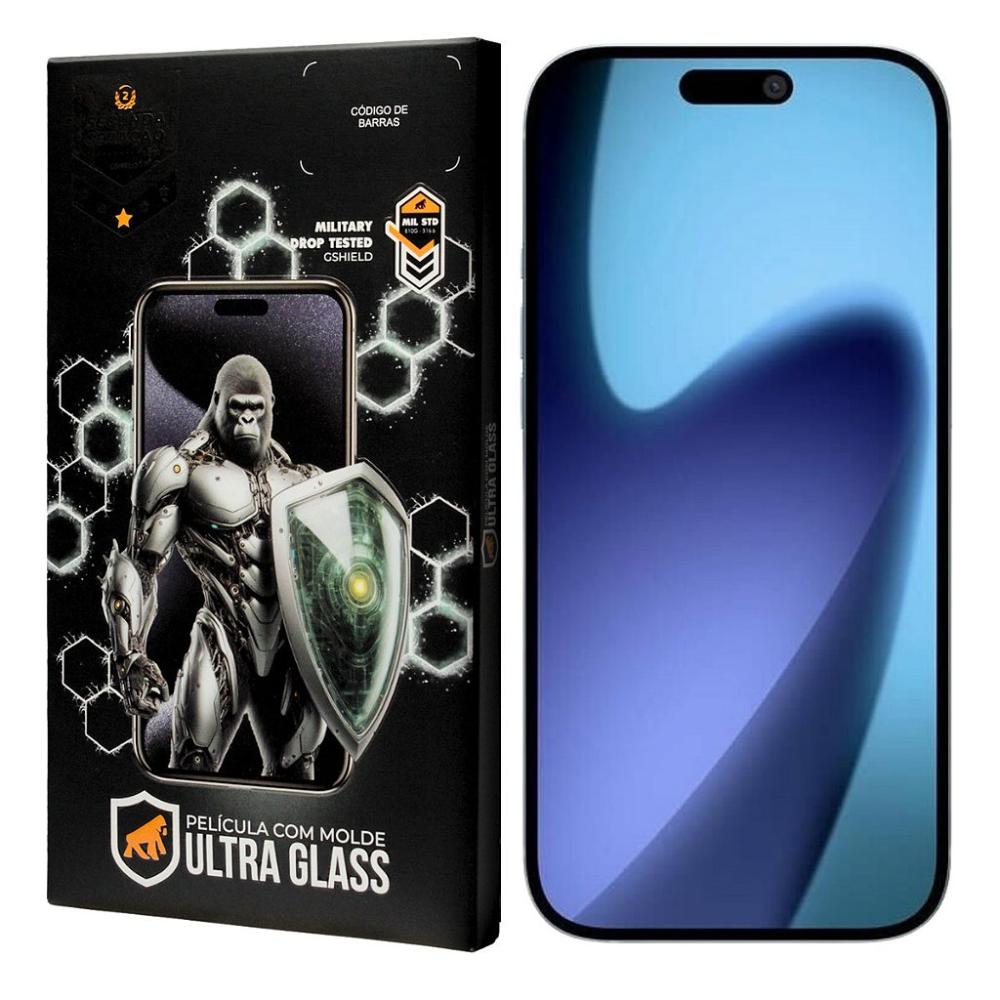 Miniatura Película para iPhone 17 - Ultra Glass - Preta - Gshield